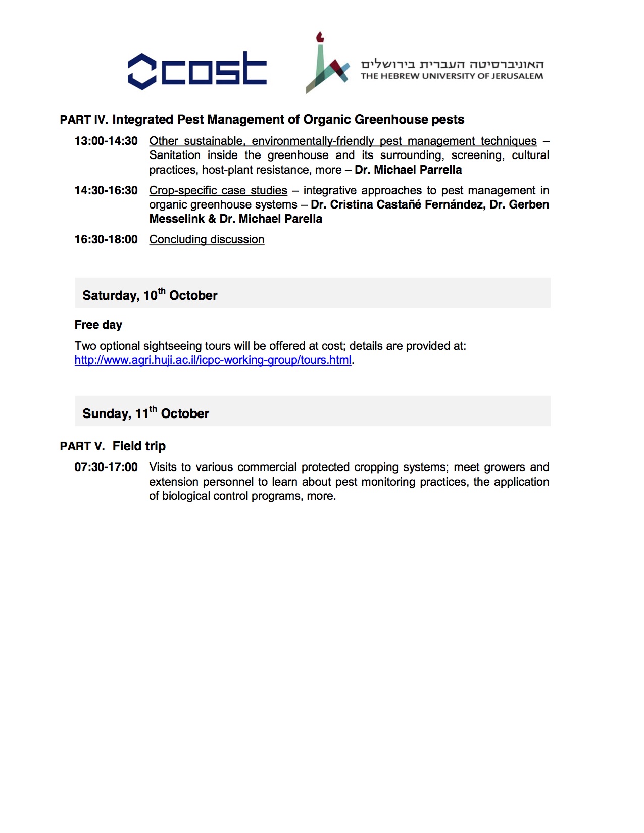 Biogreenhouse Program III